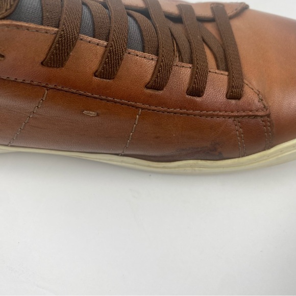 Martin Dingman Cameron Sheep Skin Leather Slip On Sneakers Men’s Sz 9.5M Brown - Picture 11 of 14